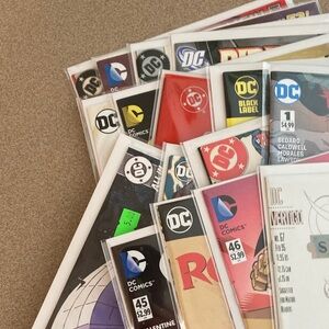 DC Comics Colorful Comic Book Set